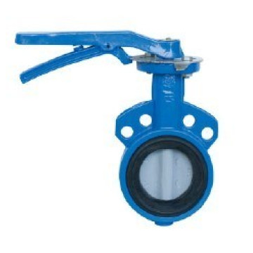 Wras duktiles Eisen mit Epoxidbeschichtung Wafer Butterfly Valve